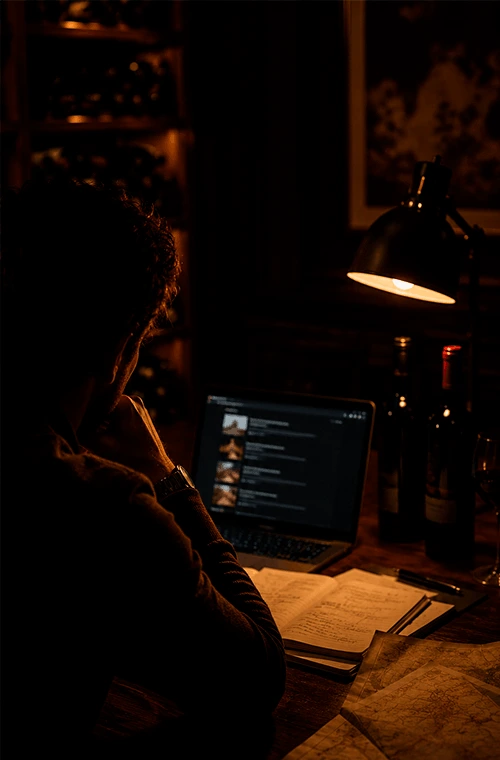 Mockup do material digital do curso Vinhos Argentinos Perfeitos para Investir